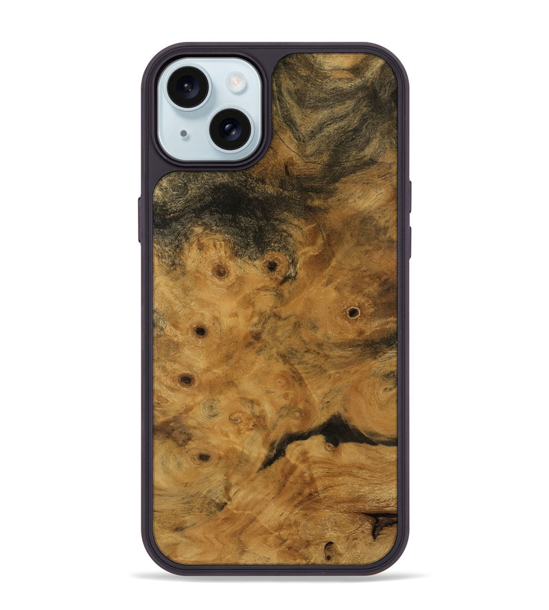 iPhone 15 Plus Wood Phone Case - Rianna (Wood Burl, 752038)