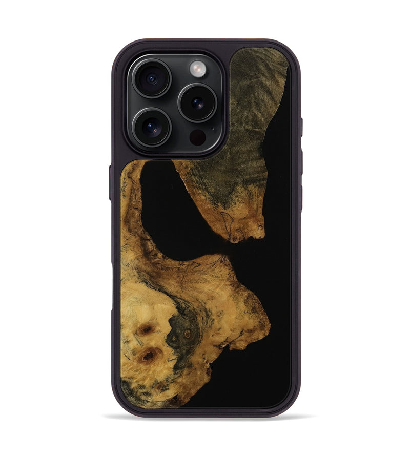 iPhone 16 Pro Wood Phone Case - Hakeem (Wood Burl, 752045)