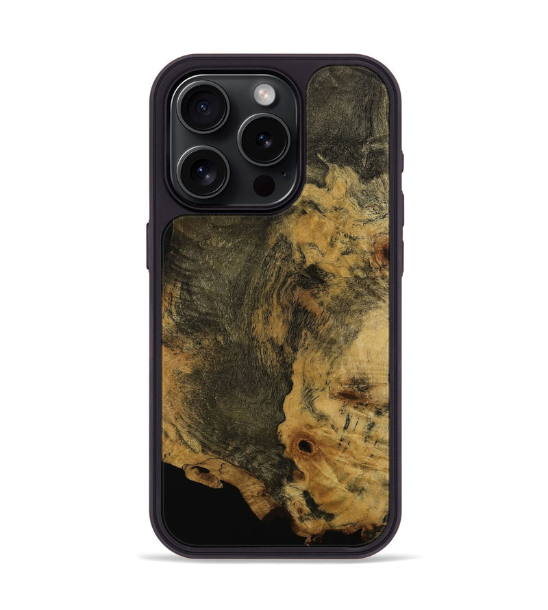 iPhone 15 Pro Wood Phone Case - Urban (Wood Burl, 752046)