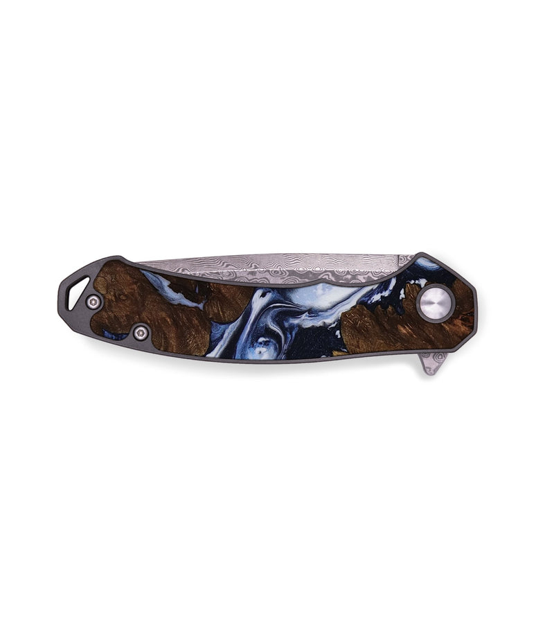 EDC Wood Pocket Knife - Makenna (Blue, 752070)