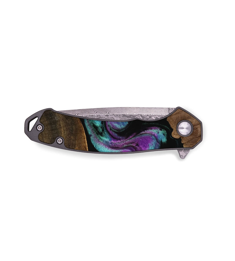 EDC Wood Pocket Knife - Joretta (Purple, 752169)
