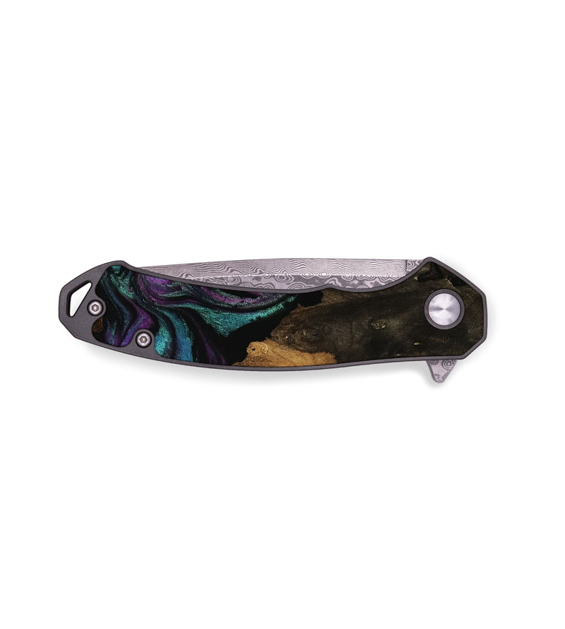 EDC Wood Pocket Knife - Macey (Purple, 752183)