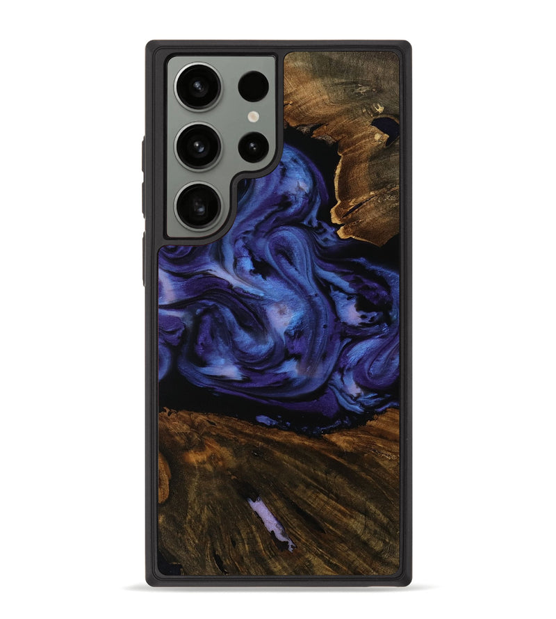 Galaxy S23 Ultra Wood Phone Case - Robbie (Purple, 752190)