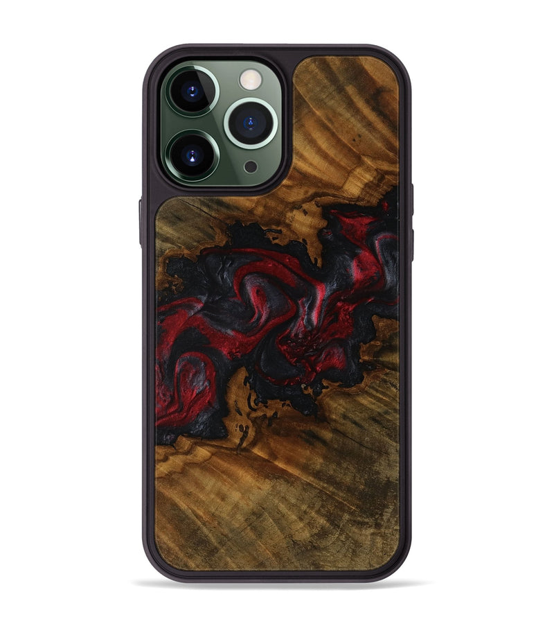 iPhone 13 Pro Max Wood Phone Case - Rocco (Red, 752199)