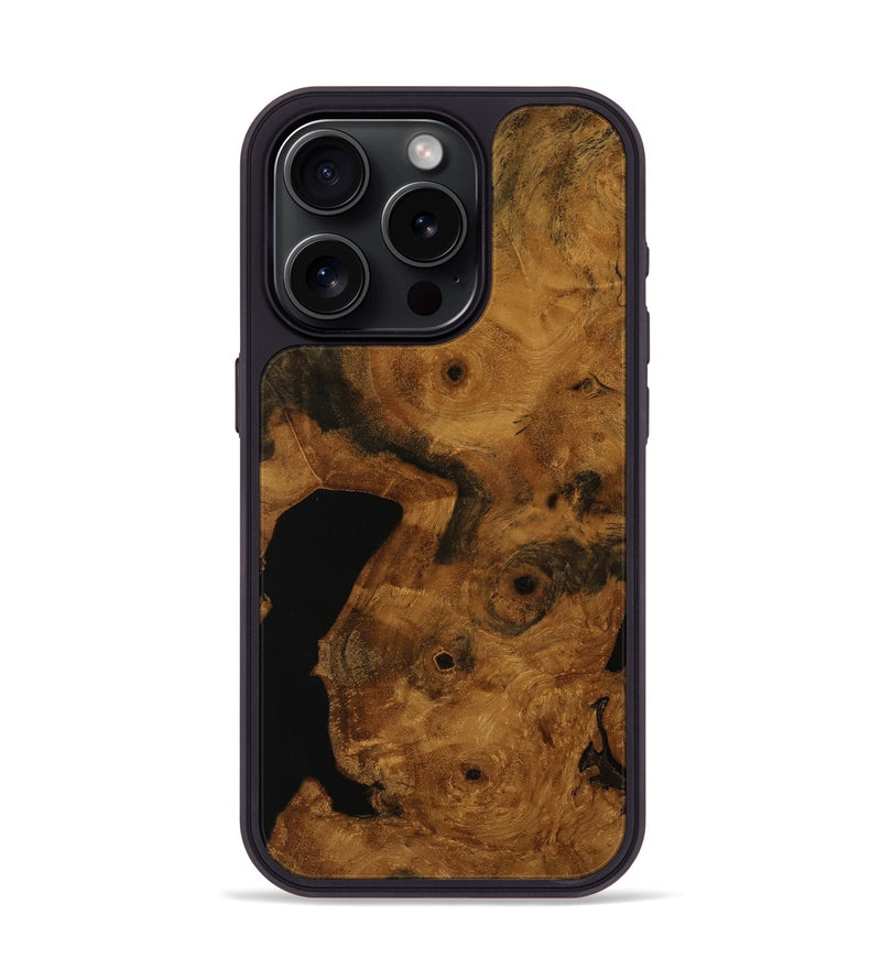 iPhone 15 Pro Wood Phone Case - Cal (Wood Burl, 752206)