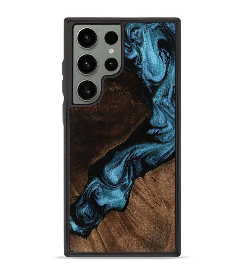 Galaxy S23 Ultra Wood Phone Case - Josiah (Blue, 752293)