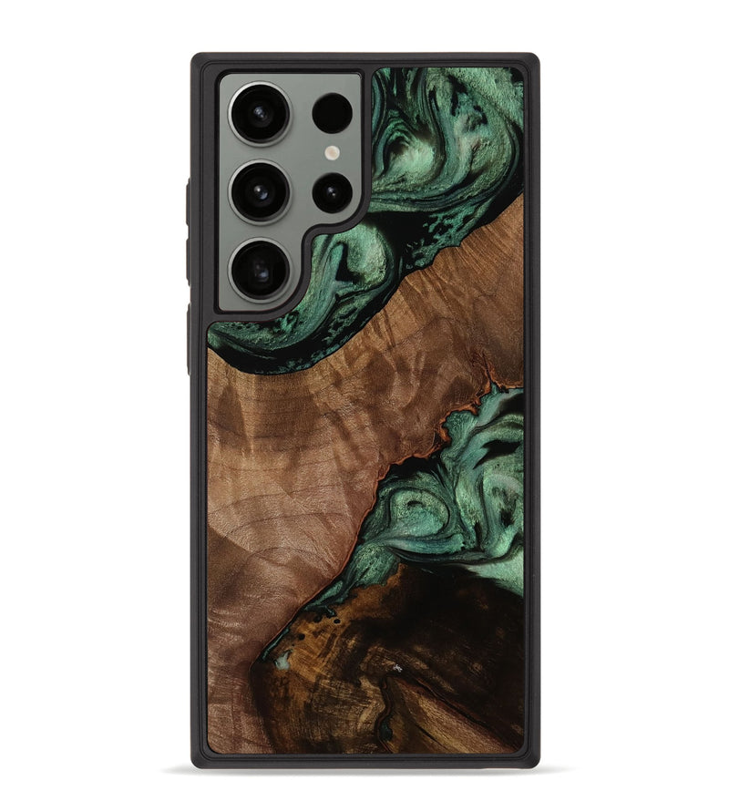 Galaxy S23 Ultra Wood Phone Case - Taurean (Green, 752305)