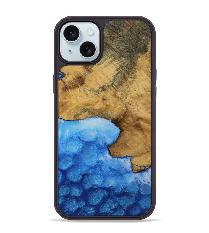 iPhone 15 Plus Wood Phone Case - Zahra (Coastal, 752374)