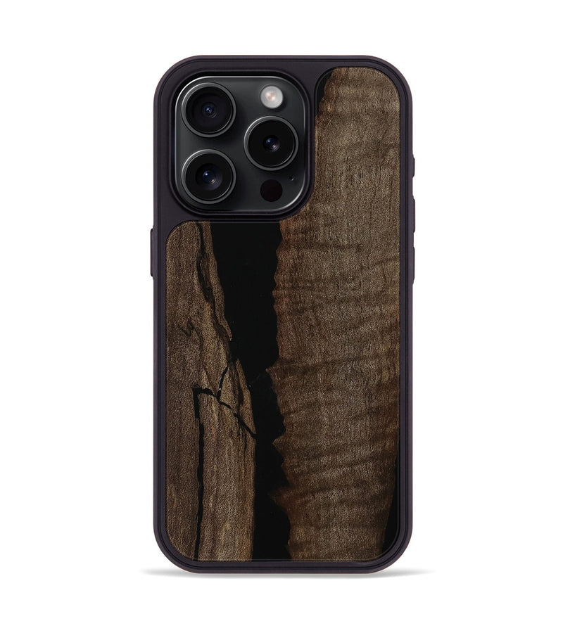 iPhone 15 Pro Wood Phone Case - Laura (Wood Burl, 752456)