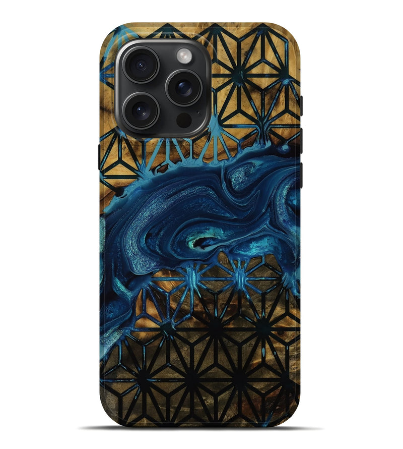 iPhone 16 Pro Max Wood Live Edge Phone Case - Martha (Pattern, 752496)