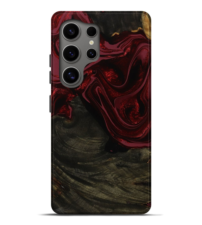 Galaxy S25 Ultra Wood Live Edge Phone Case - Gayla (Red, 752503)