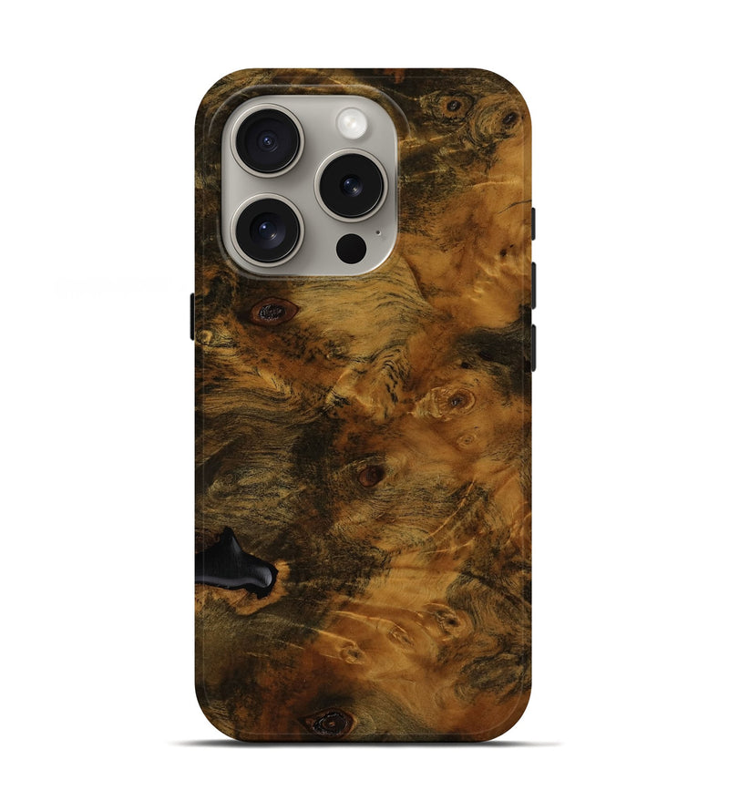 iPhone 16 Pro Wood Live Edge Phone Case - Osman (Wood Burl, 752507)