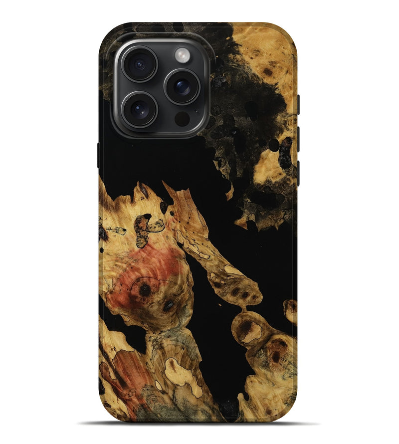 iPhone 16 Pro Max Wood Live Edge Phone Case - Helene (Wood Burl, 752509)