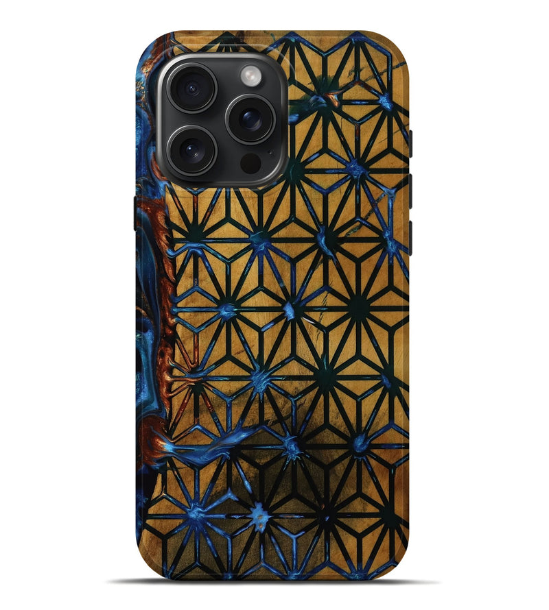 iPhone 16 Pro Max Wood Live Edge Phone Case - Pauline (Pattern, 752683)