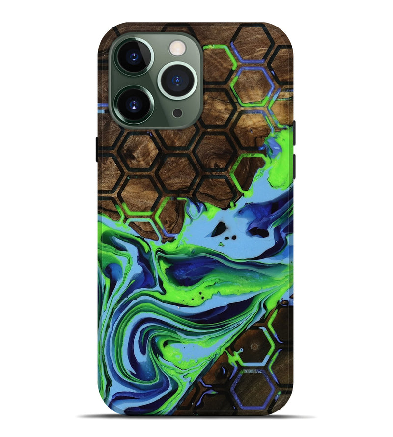 iPhone 13 Pro Max Wood Live Edge Phone Case - Gaige (Pattern, 752698)