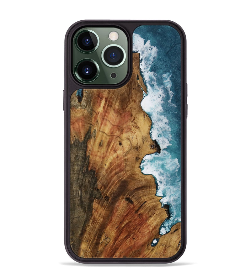 iPhone 13 Pro Max Wood Phone Case - Wash (Coastal, 752721)