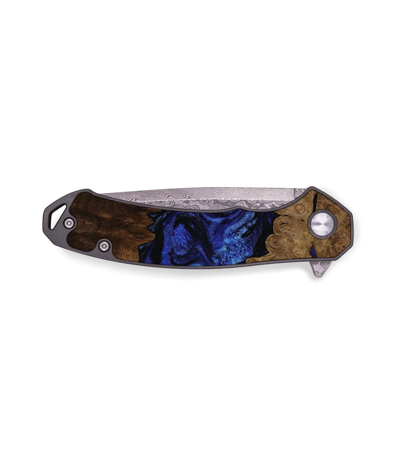 EDC Wood Pocket Knife - Eunice (Blue, 752867)