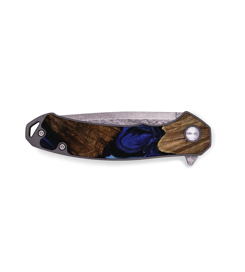 EDC Wood Pocket Knife - Edith (Blue, 752873)