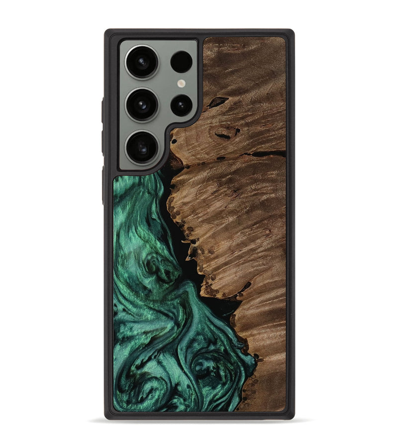 Galaxy S23 Ultra Wood Phone Case - Osman (Green, 752890)