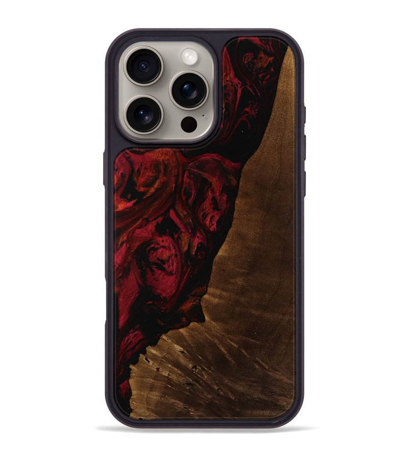 iPhone 16 Pro Max Wood Phone Case - Thelma (Red, 752915)