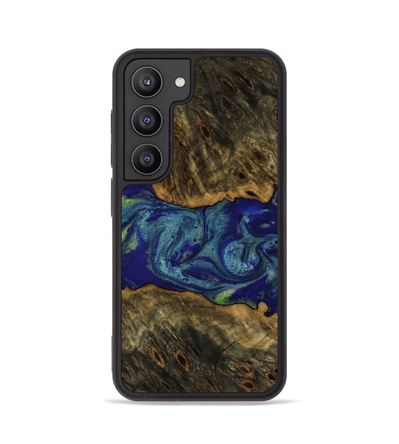 Galaxy S23 Wood Phone Case - Harold (Blue, 752954)