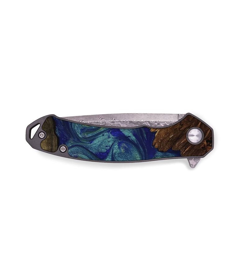 EDC Wood Pocket Knife - Louisa (Blue, 753003)