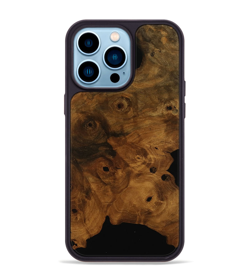 iPhone 14 Pro Max Wood Phone Case - Florida (Wood Burl, 753008)