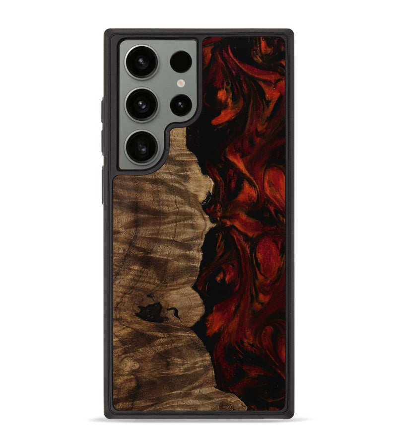 Galaxy S23 Ultra Wood Phone Case - Yulissa (Red, 753168)