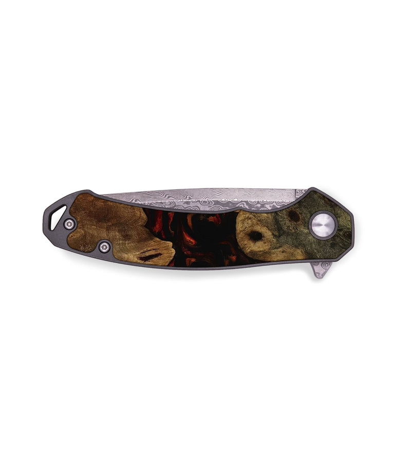EDC Wood Pocket Knife - Belva (Red, 753228)