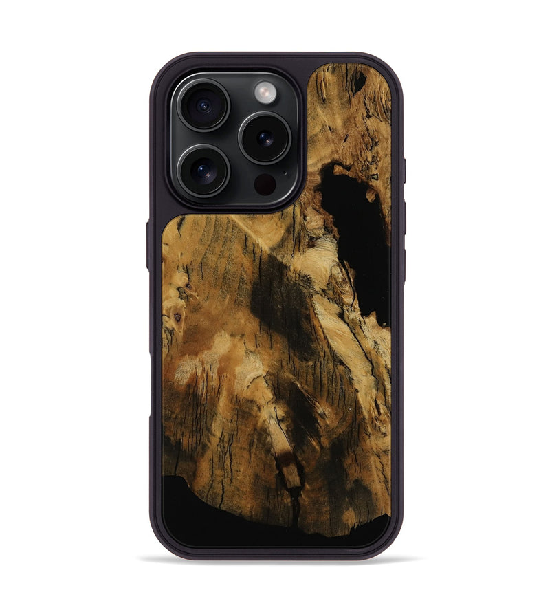 iPhone 16 Pro Wood Phone Case - Estevan (Wood Burl, 753238)