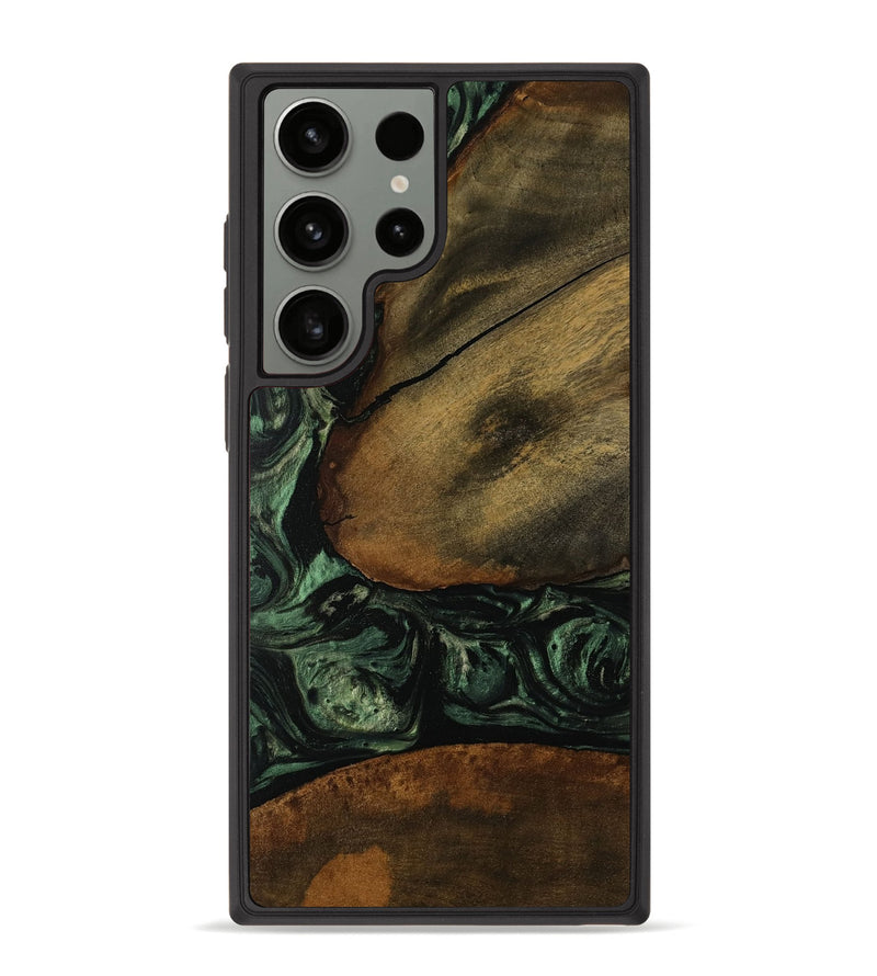 Galaxy S23 Ultra Wood Phone Case - Edythe (Green, 753242)
