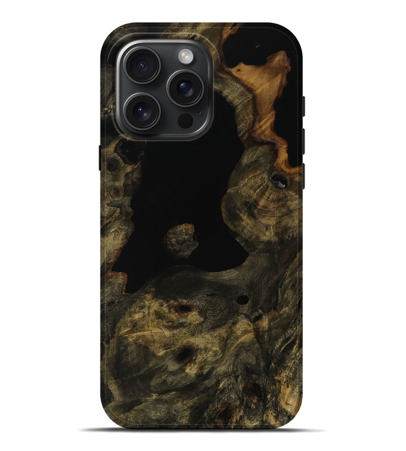 iPhone 16 Pro Max Wood Live Edge Phone Case - Hershel (Wood Burl, 753320)