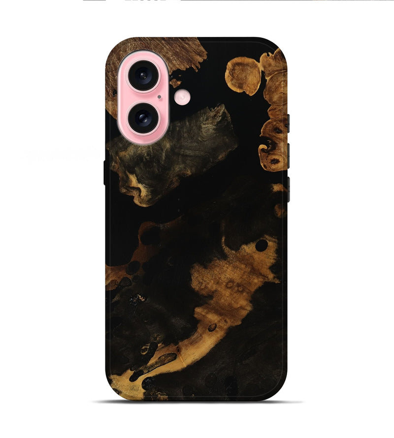 iPhone 16 Wood Live Edge Phone Case - Carrol (Wood Burl, 753325)
