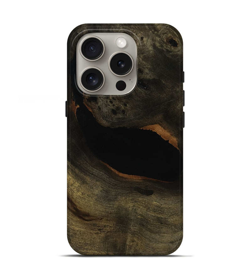 iPhone 16 Pro Wood Live Edge Phone Case - Cliff (Wood Burl, 753326)
