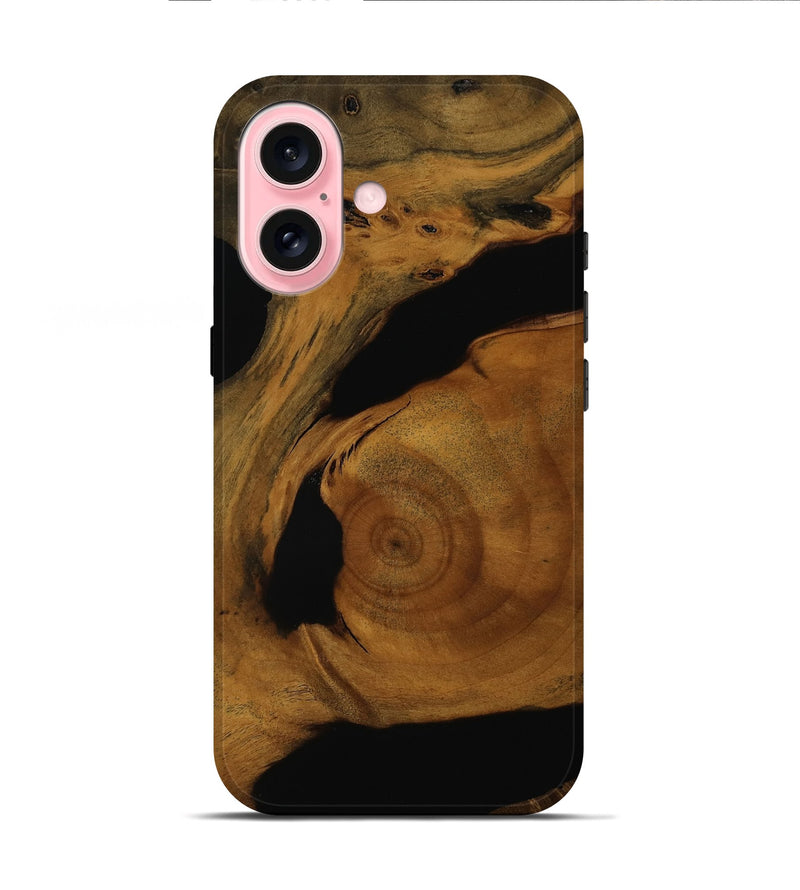 iPhone 16 Wood Live Edge Phone Case - Lotta (Wood Burl, 753330)