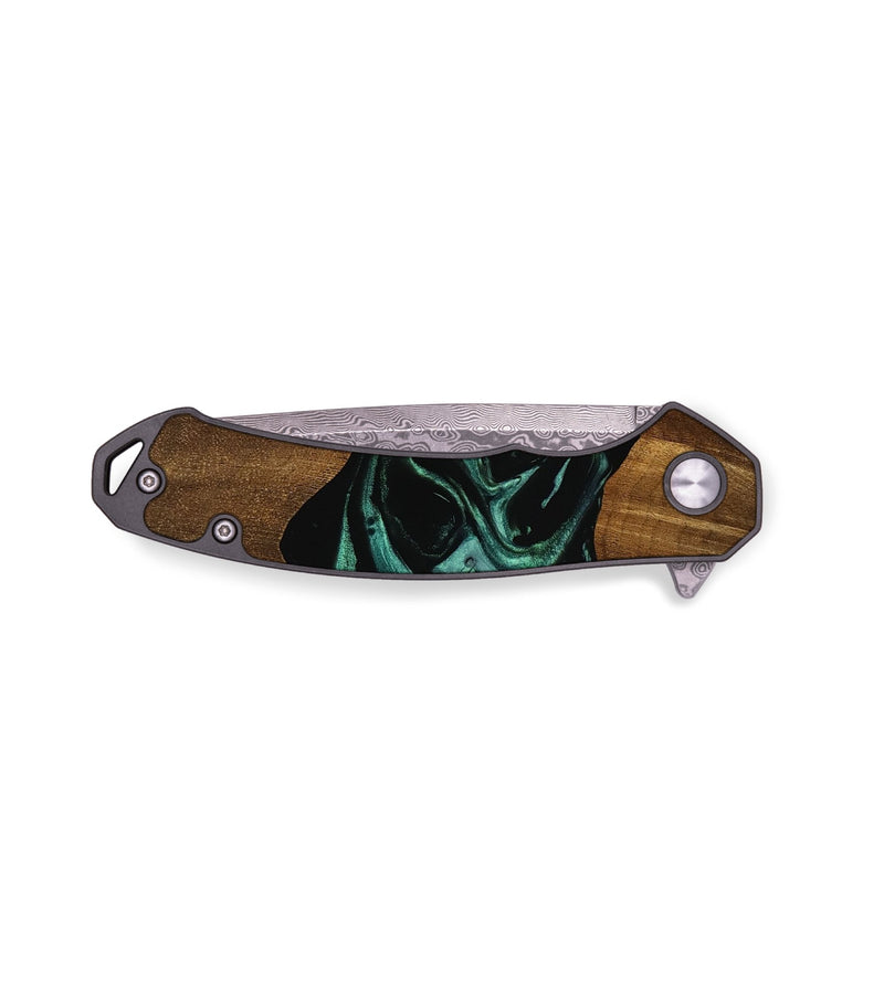 EDC Wood Pocket Knife - Evans (Green, 753341)