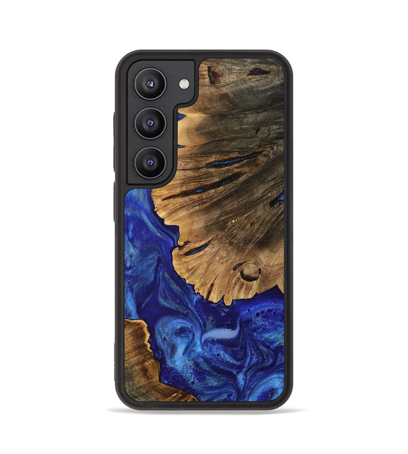Galaxy S23 Wood Phone Case - Iola (Blue, 753348)