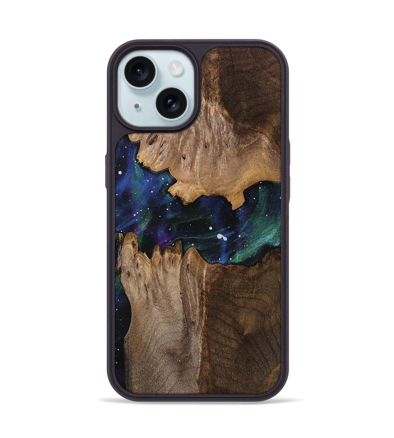 iPhone 15 Wood Phone Case - Viva (Cosmos, 753392)