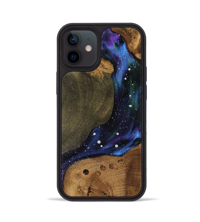 iPhone 12 Wood Phone Case - Aurora (Cosmos, 753402)
