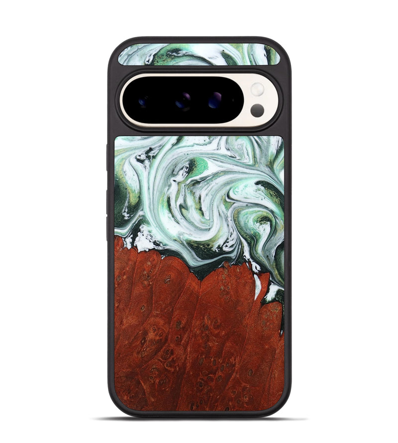 Pixel 9 Wood Phone Case - Ashtyn (Green, 753527)
