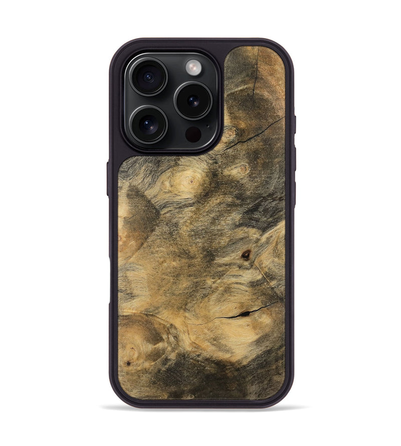 iPhone 16 Pro Wood Phone Case - Adelynn (Wood Burl, 753551)