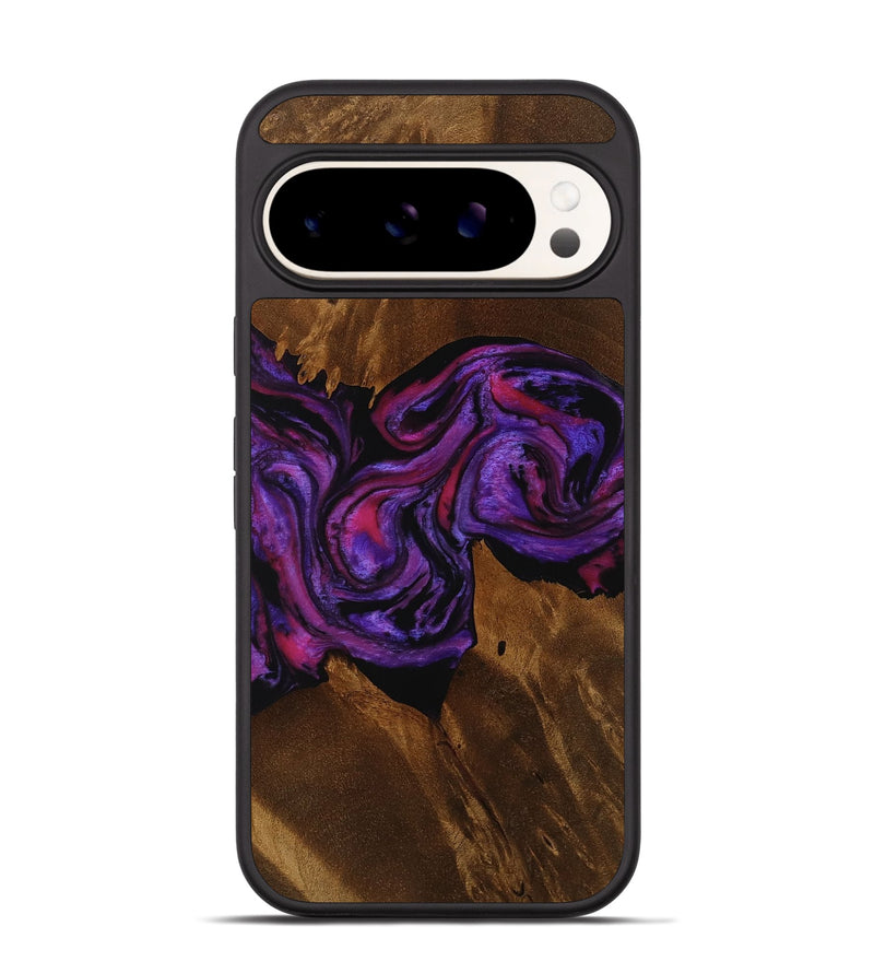 Pixel 9 Wood Phone Case - Cloyd (Purple, 753596)
