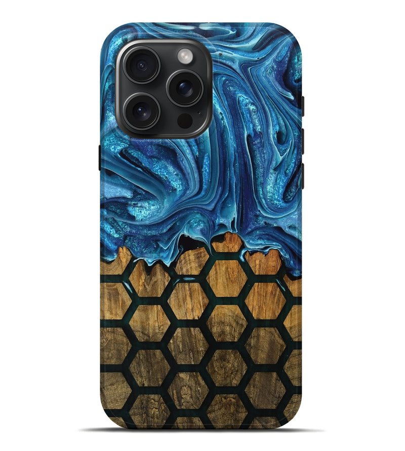 iPhone 16 Pro Max Wood Live Edge Phone Case - Dilan (Pattern, 753665)