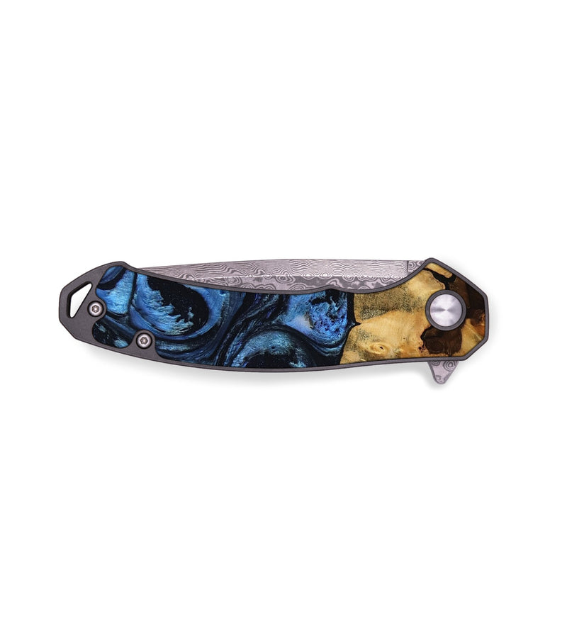 EDC Wood Pocket Knife - Enrique (Blue, 753687)