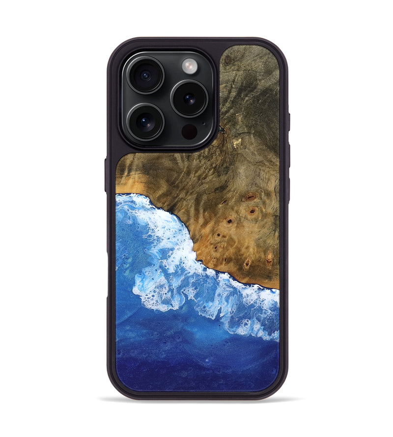 iPhone 16 Pro Wood Phone Case - Finley (Coastal, 753705)