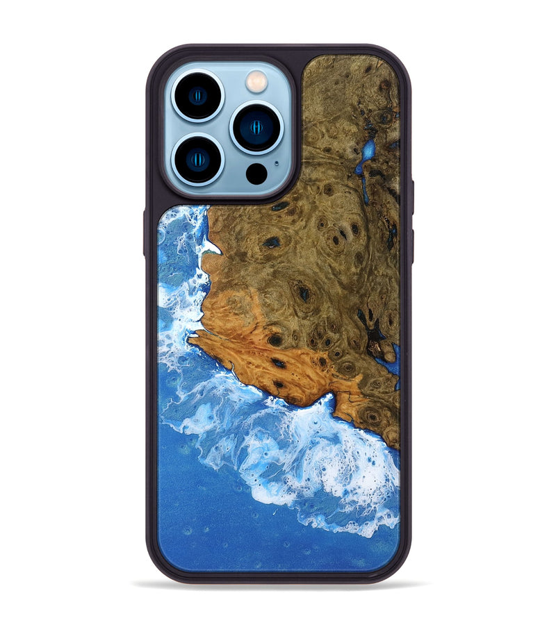 iPhone 14 Pro Max Wood Phone Case - Dawn (Coastal, 753706)