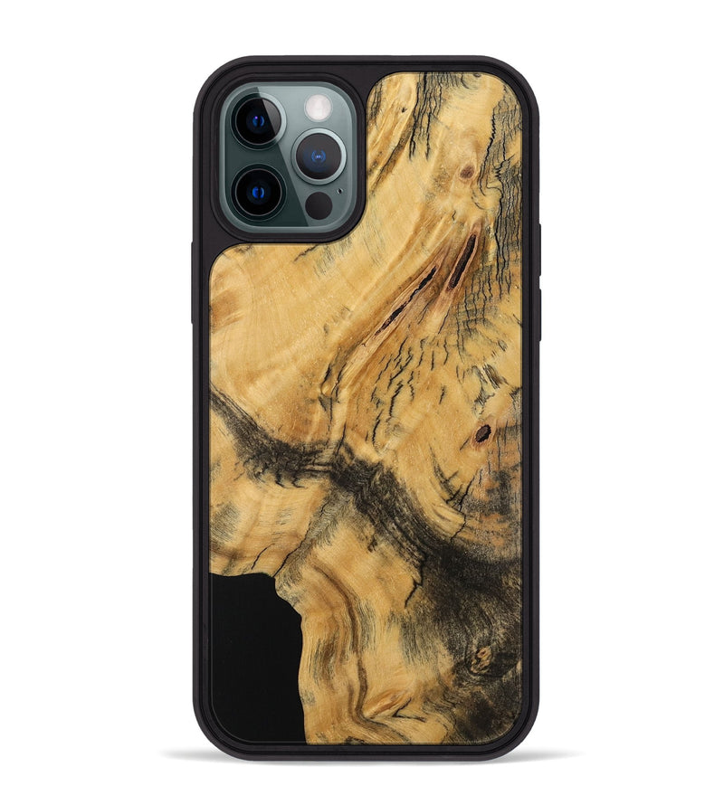 iPhone 12 Pro Max Wood Phone Case - Zendaya (Wood Burl, 753744)