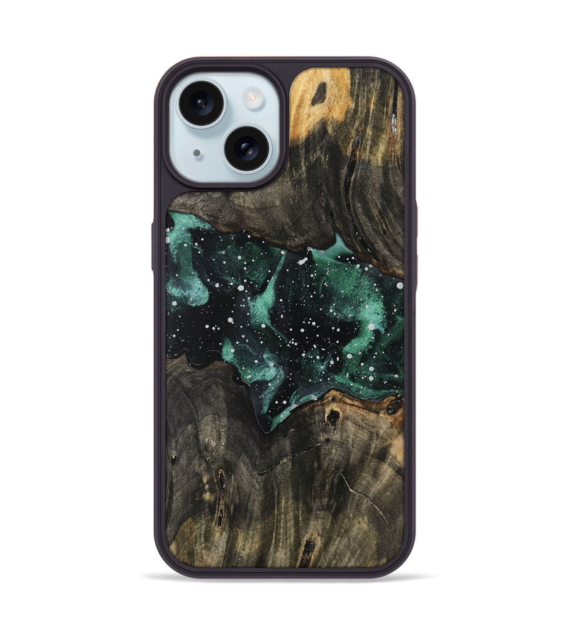 iPhone 15 Wood Phone Case - Aria (Cosmos, 753773)