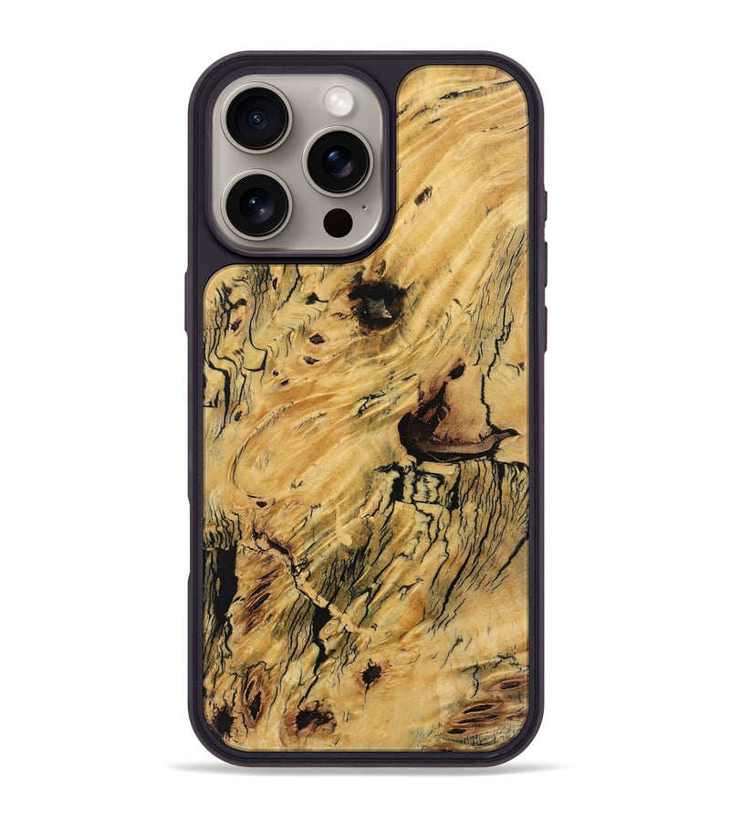 iPhone 16 Pro Max Wood Phone Case - Landen (Wood Burl, 753816)