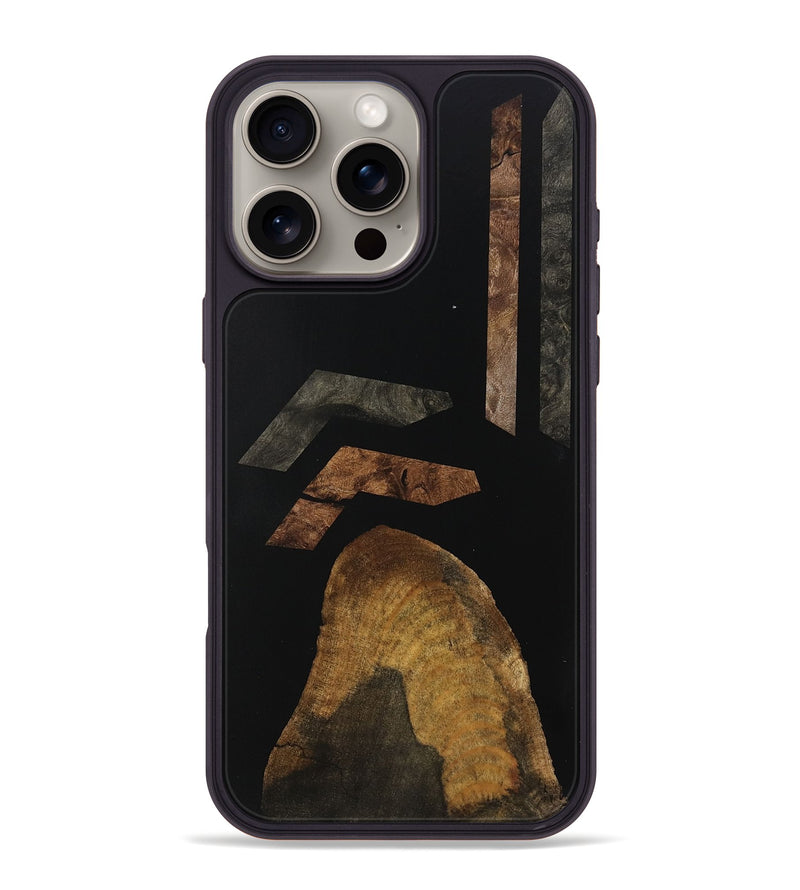 iPhone 16 Pro Max Wood Phone Case - Karissa (Wood Burl, 753831)